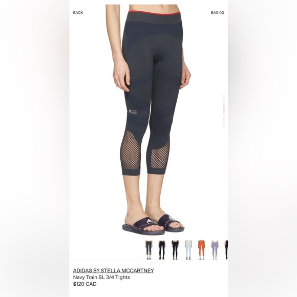 Stella McCartney X Adidas cropped leggings - Picture 4 of 5